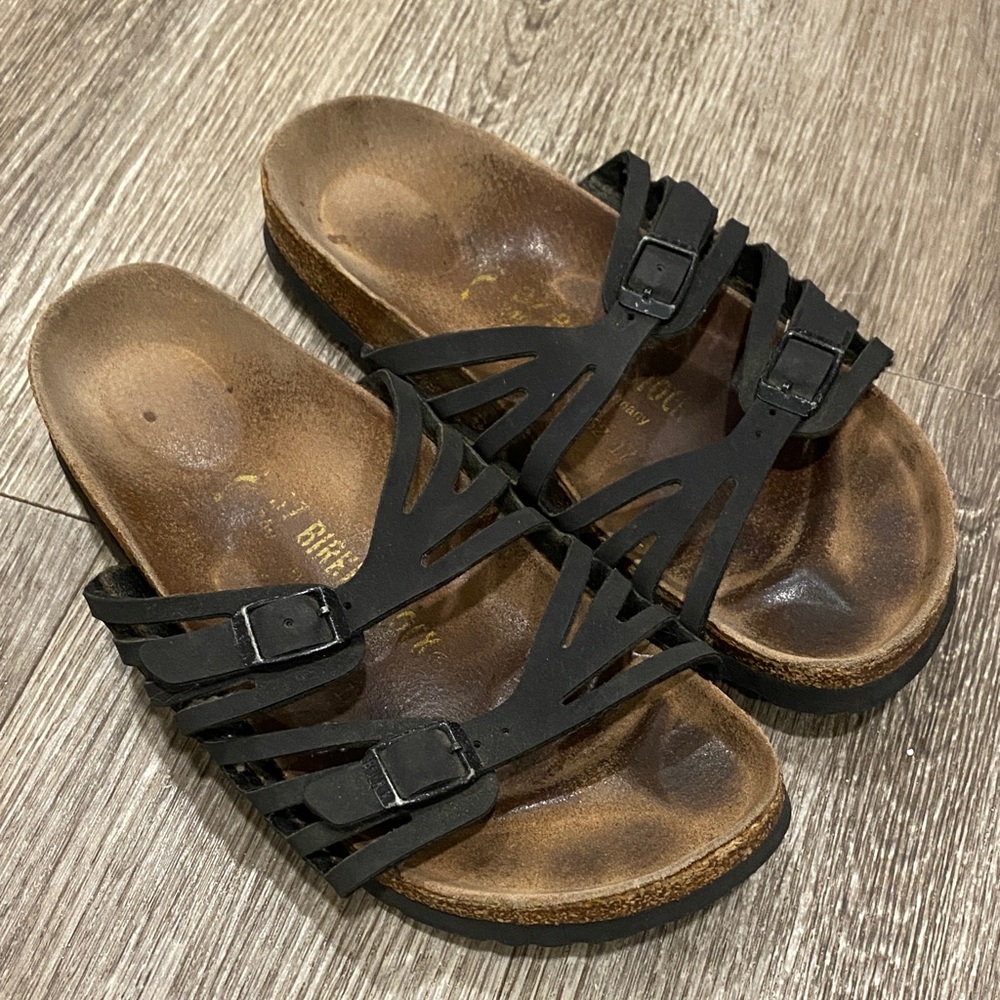 Birkenstock Granada black sandals women’s 37 / 6.5 US